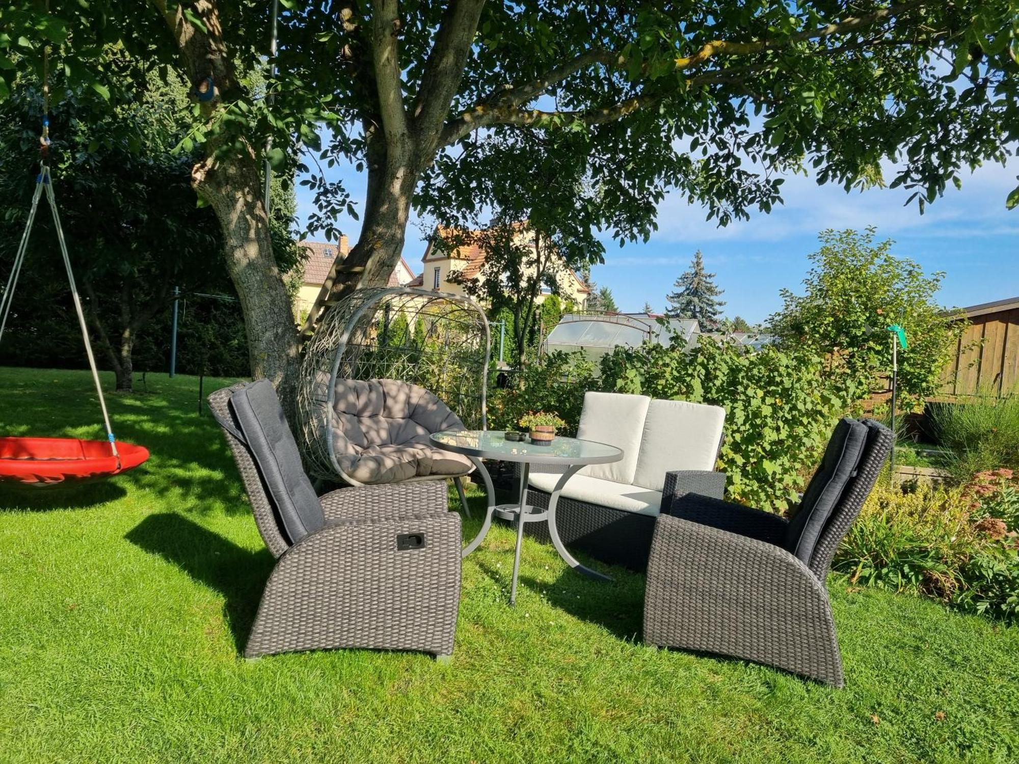 Ferienwohnung *Zur Weinbergstrasse* Lauta Eksteriør bilde